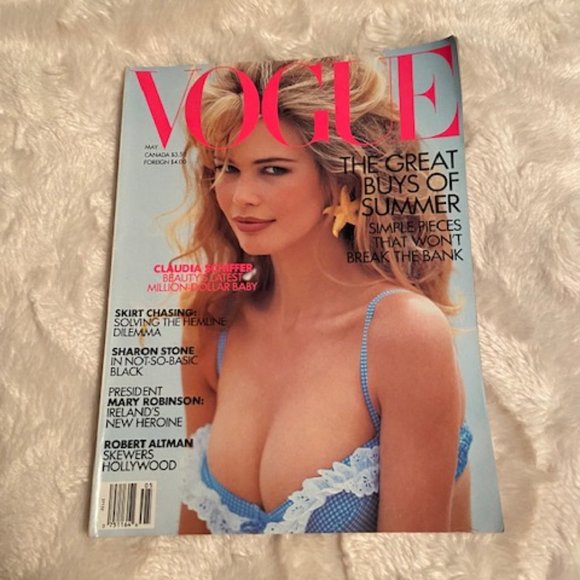 Vogue Other - Vogue May 1992 Featuring Claudia Schiffer